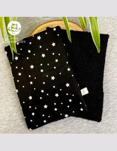 Essuie-tout lavable made in France et réutilisable étoile noire