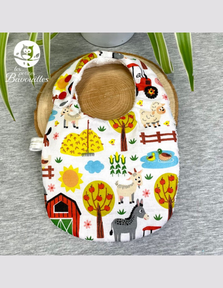 Bavoir naissance - 2ans ferme