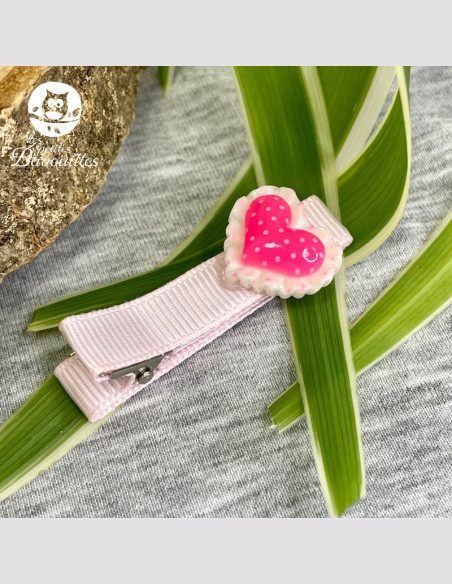 Barrette cheveux anti glisse fillette cheveux fin