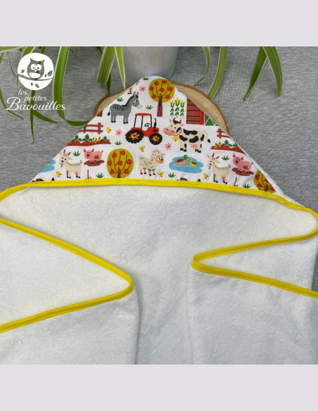 Grande cape de bain fait main ferme Grande cape de bain fait main ferme