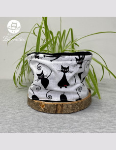 Snood bébé black cat
