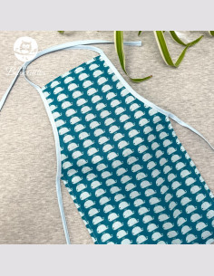 Tablier de cuisine bébé - 4ans personnalisé et fait main baleine