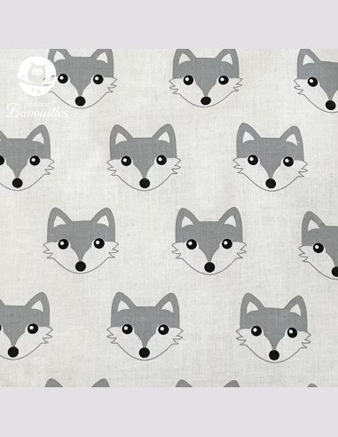 Coton réutilisable lavable tout doux fait main loup