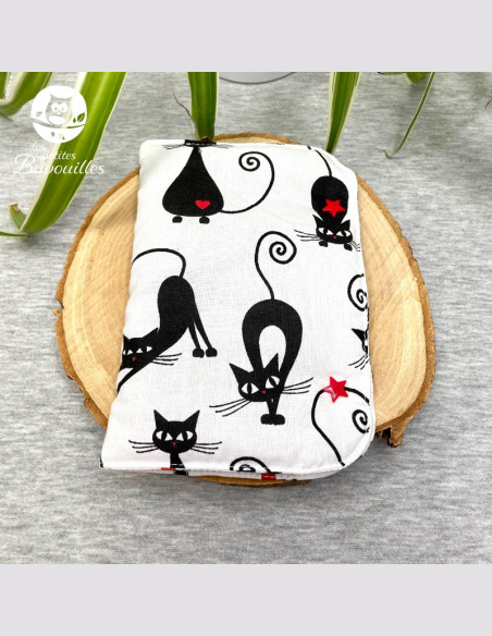 rangement barrette fait main black cat