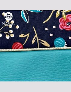 Trousse plate Mam'Zelle  nuit fleurie 2