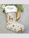 Chaussette de Noël personnalisée Papa