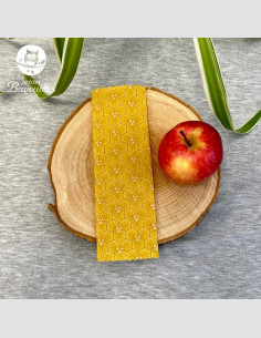 Bee wrap alvéole jaune 2