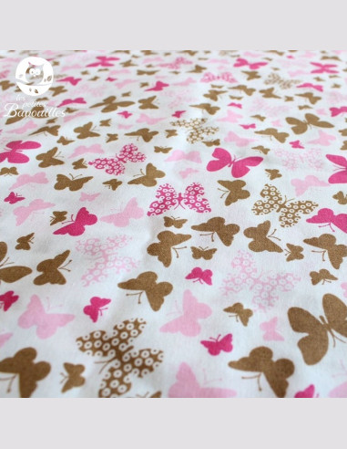 Tapis nomade fais main bébé papillon