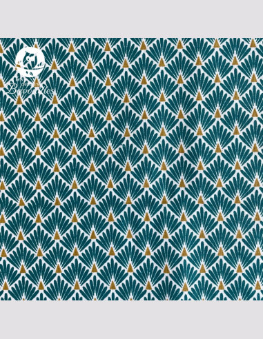 Tapis à langer nomade imperméable bébé fait main jungle