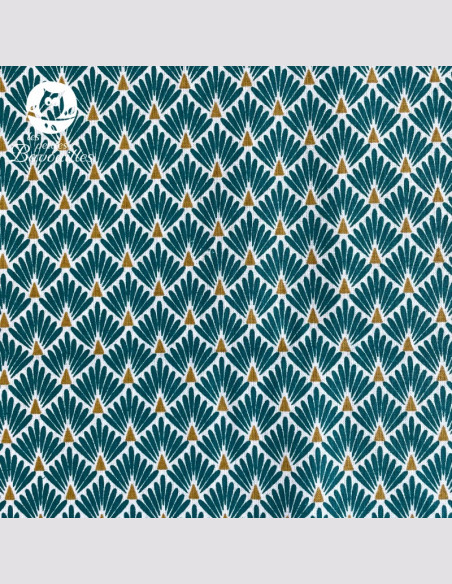 Tapis à langer nomade imperméable bébé fait main jungle