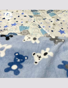 Couverture polaire fait main troupeau