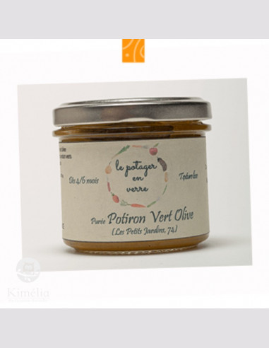 Purée Potiron vert olive BIO