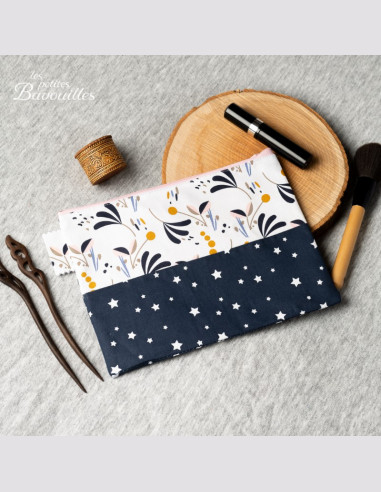 Trousse plate Mam'Zelle loup