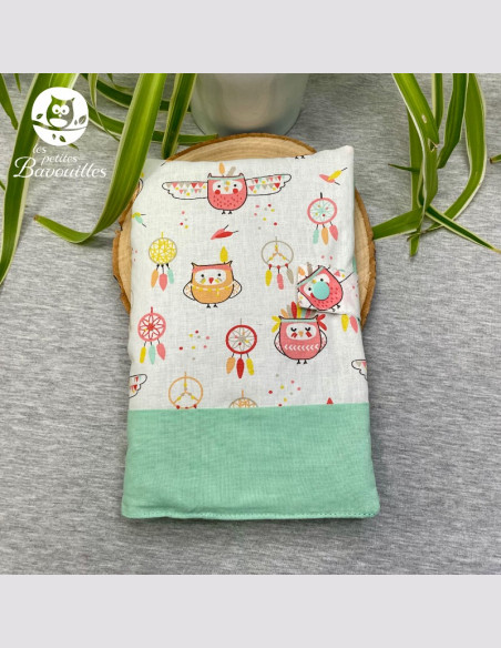 Protège carnet de santé fait main chouette Protège carnet de santé fait main chouette