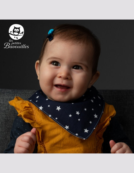 Bavoir bandana imperméable fait main