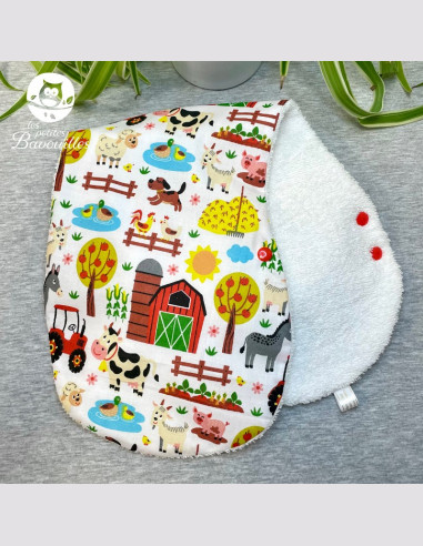 Bavoir naissance - 2ans ferme