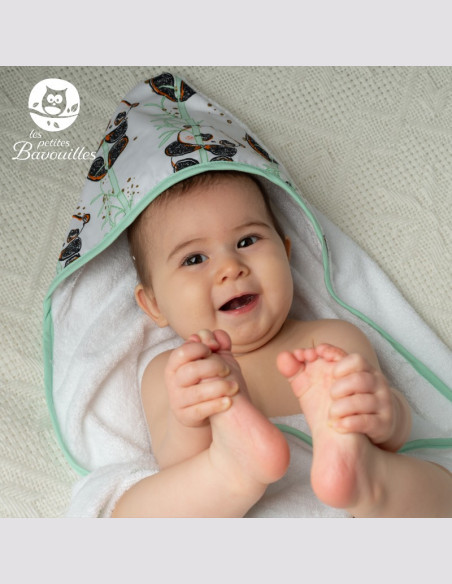 Grande cape de bain fait main licorne marine Grande cape de bain fait main licorne marine
