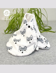 Bavoir naissance - 2ans loup