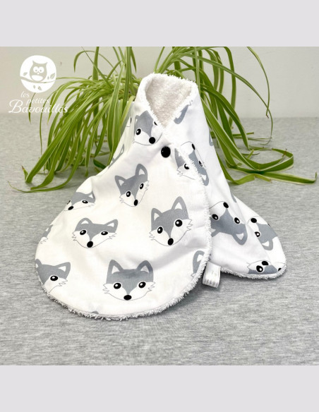 Bavoir naissance - 2ans loup