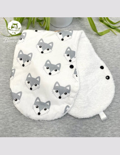 Bavoir naissance - 2ans loup 2