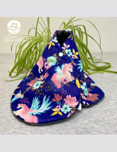 Bavoir naissance - 2ans licorne marine