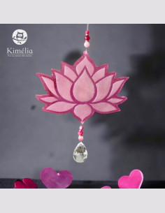 Orgonite a suspendre lotus