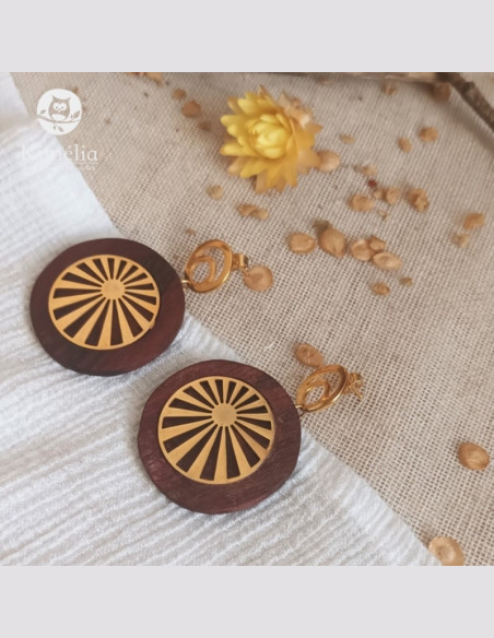 Boucles d'oreilles bois Boucles d'oreilles bois