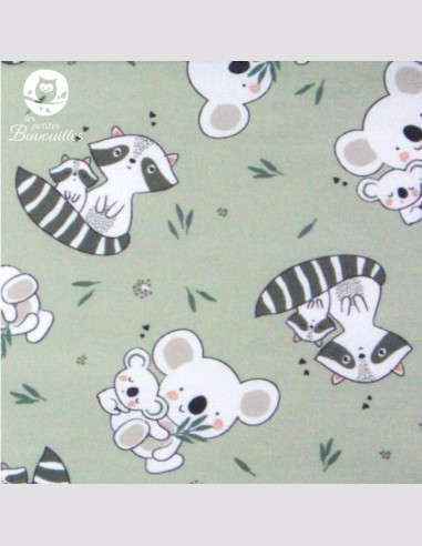 Grande cape de bain fait main koala racoon