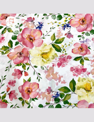 Trousse plate Mam'Zelle fleur