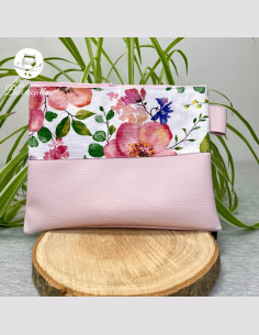 Trousse plate Mam'Zelle fleur