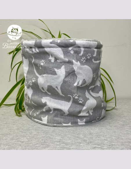 Snood ado adulte chat gris