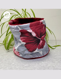 Snood enfant hibiscus