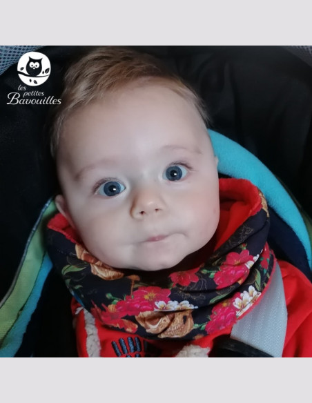 Snood bébé etoile glacier