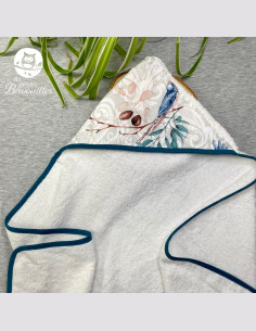 Grande cape de bain fait main