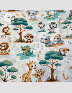 Tissu Girafe