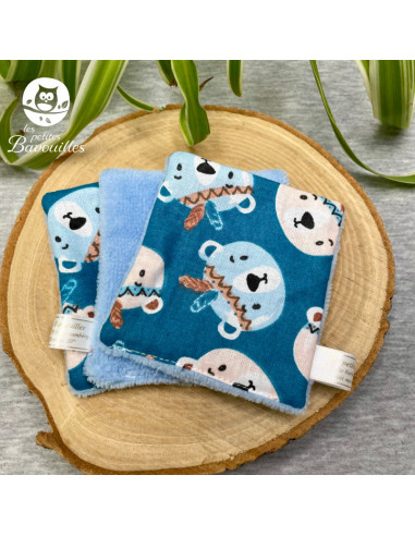 Coton lavable ours plume