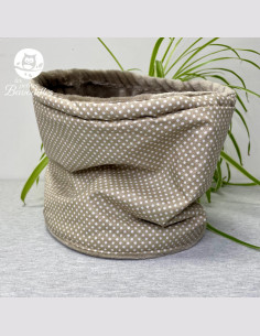 Snood ado adulte pois taupe