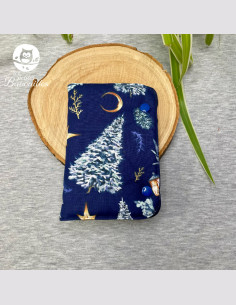 Rangement barrette sapin bleu