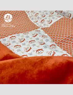 Couverture panda roux