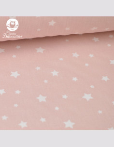 Snood bébé étoile rose 2