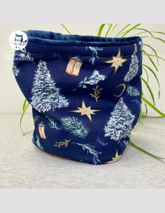 Snood grand enfant sapin bleu
