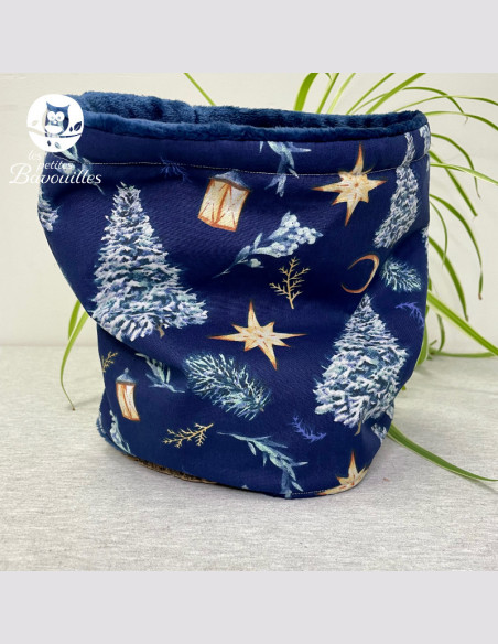 Snood grand enfant sapin bleu Snood grand enfant sapin bleu
