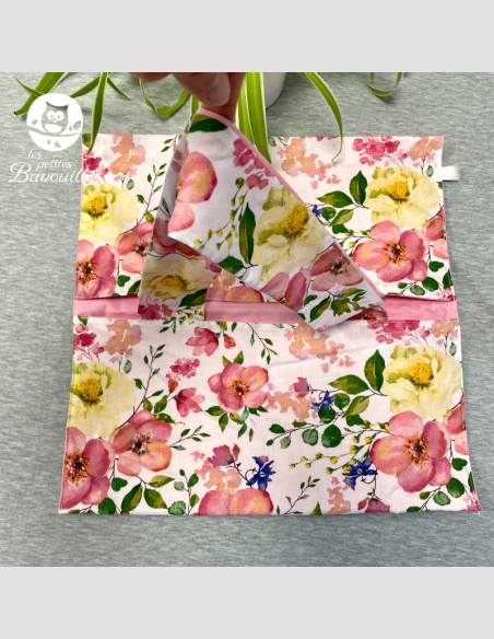 Sac à tarte fleur rose