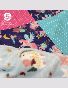 Couverture licorne marine