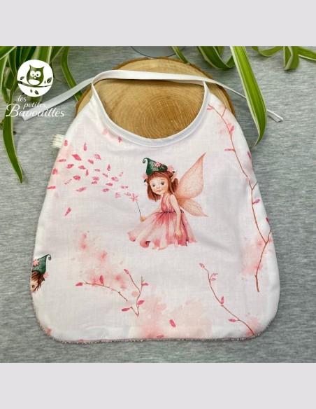 Grand bavoir bébé douce fée
