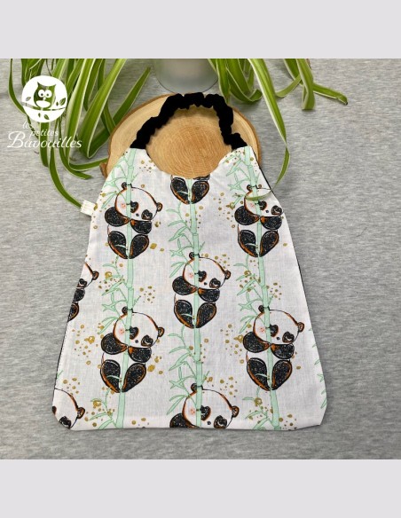 Serviette élastique enfant panda – Dès 2ans