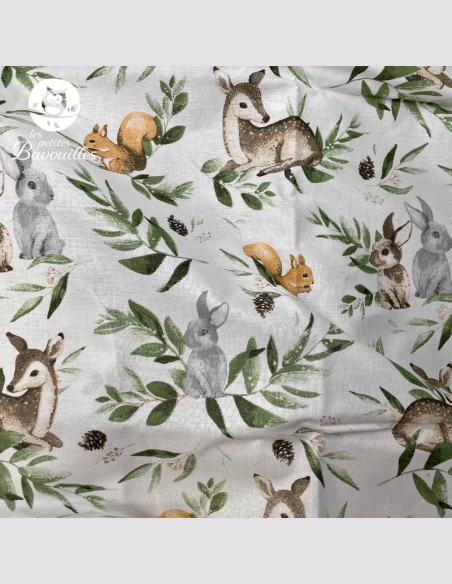 Serviette élastique faon fait main pour enfant