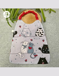 Serviette élastique enfant gros chat – Dès 2ans