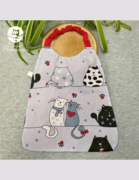 Serviette élastique enfant gros chat – Dès 2ans