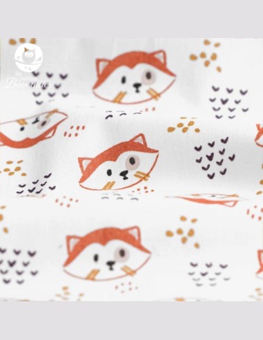 Snood ou tour de cou polaire panda roux